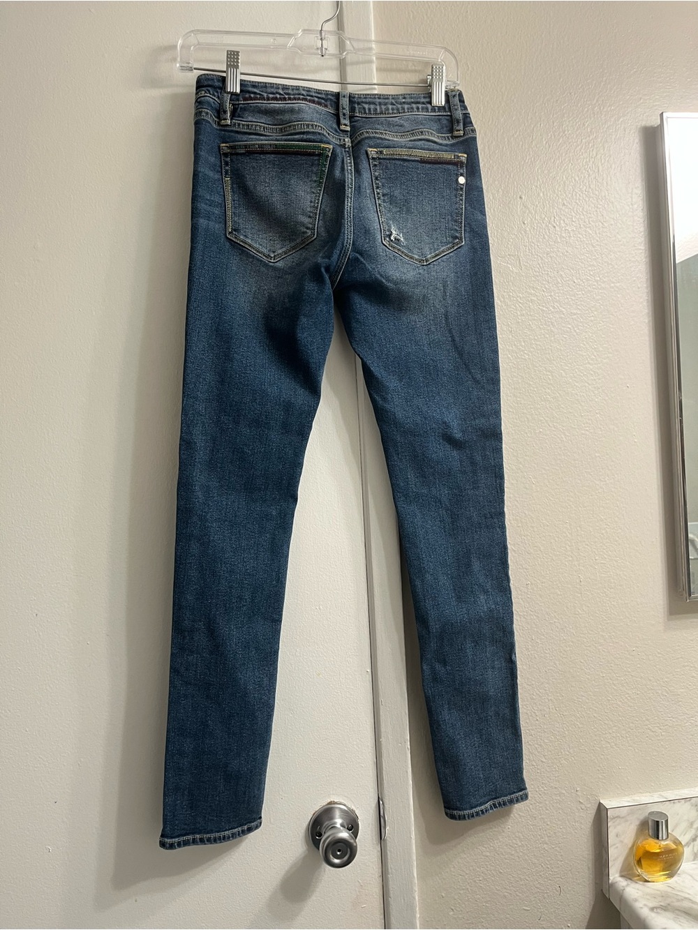 Miss Me Blue Slim Distressed Skinny Jeans - Picture 3 of 4